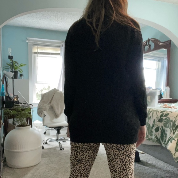 Black Turtle Neck Sweater - Picture 6 of 7